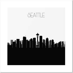 Seattle Skyline Posters and Art